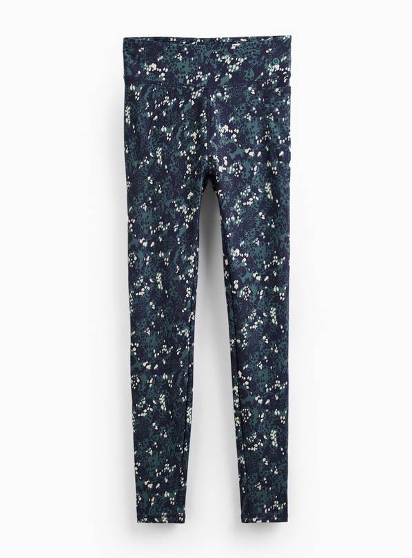 REAKTIV Micro Floral High Waisted Everyday Full Length Legging XXL